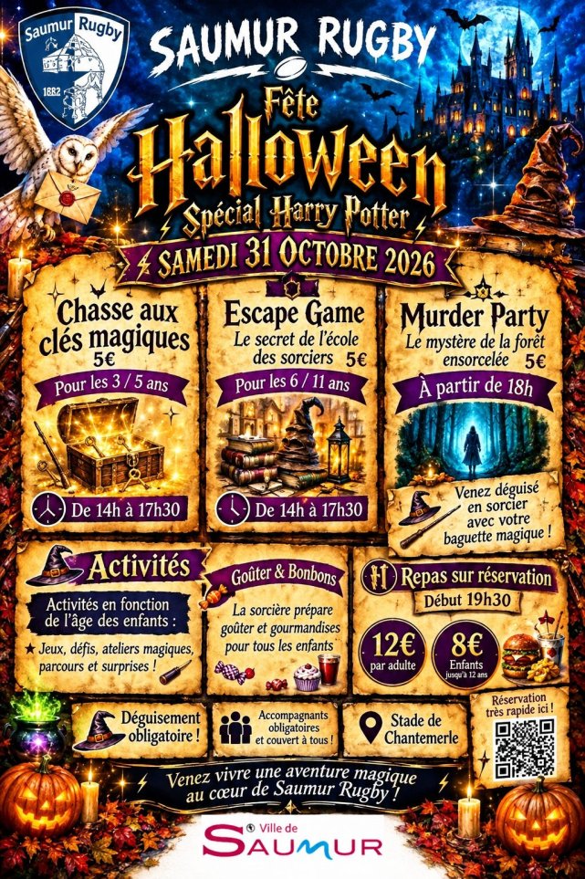 Pensez à vos réservations pour notre HALLOWEEN